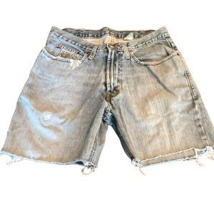 Cinch Men’s Denim Jean Cutoff Shorts Size 32